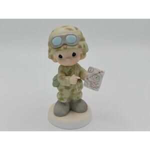 Precious Moments Im Proud To Be An American Figurine 1999 Enesco 729876